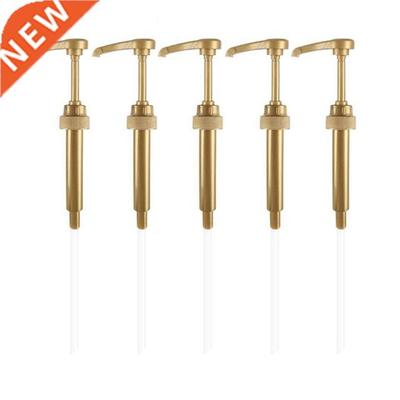 5 Pcs Coffee Milk Tea Dispenser Syrup Pump Black Liquid Disp