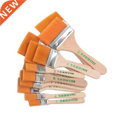 High Quality Nylon Paint Brush Different Size Wooden Handle