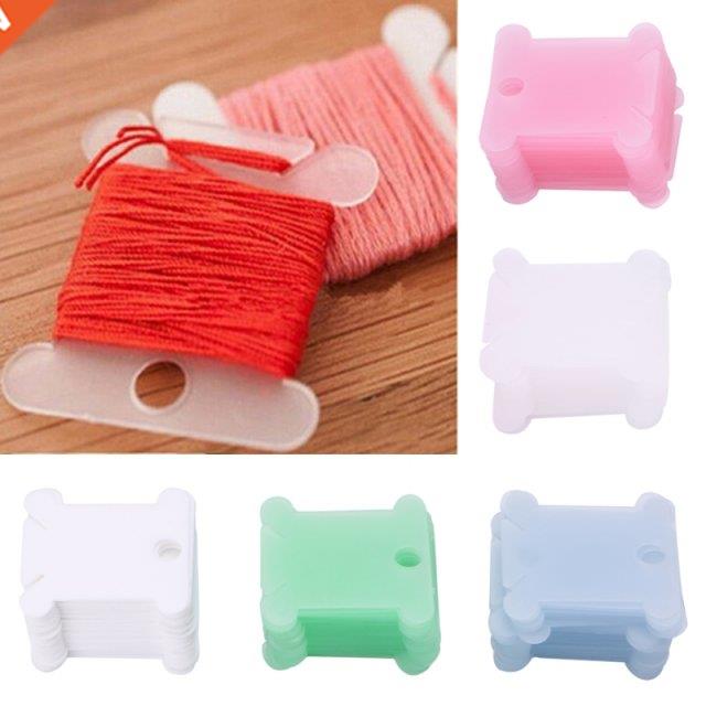 100Pcs/Pack Embroidery Floss Craft Thread Bobbin Cross Stitc