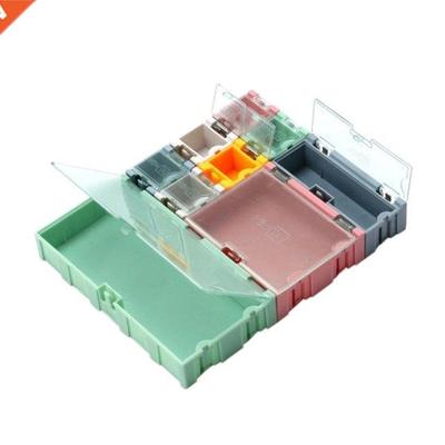 9pcs/set Storage Holder Box SMD Container SMT IC Electronic