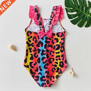 2-10Y Toddler Baby Girls swimwear one piece Girls swimsuit L