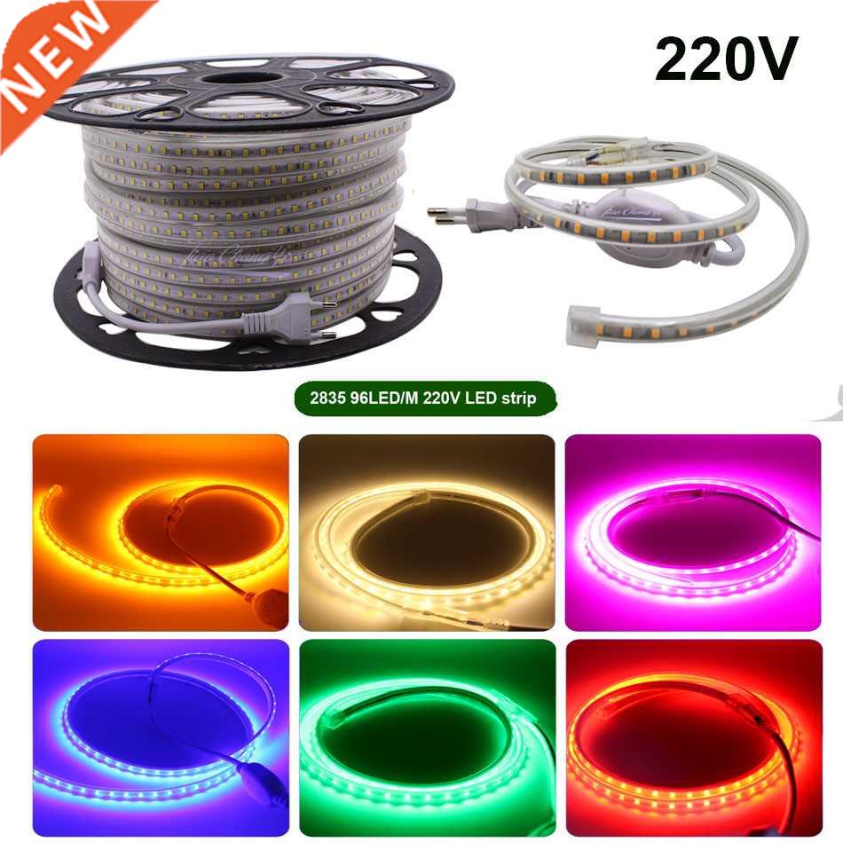 AC220V Flexible LED Strip SMD 2835 High Brightness 96LEDs/m
