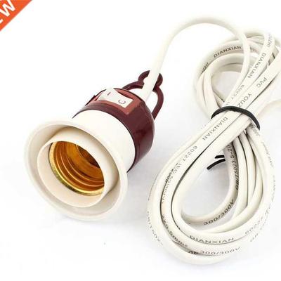 US Plug AC 110220V Shell Power Wired Lamp Holder E27 118 Inc