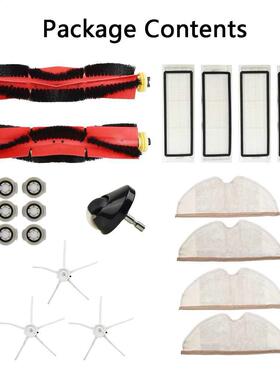 20Pcs/Set Detachable Roller Brushes Filters Mop Cloths Water