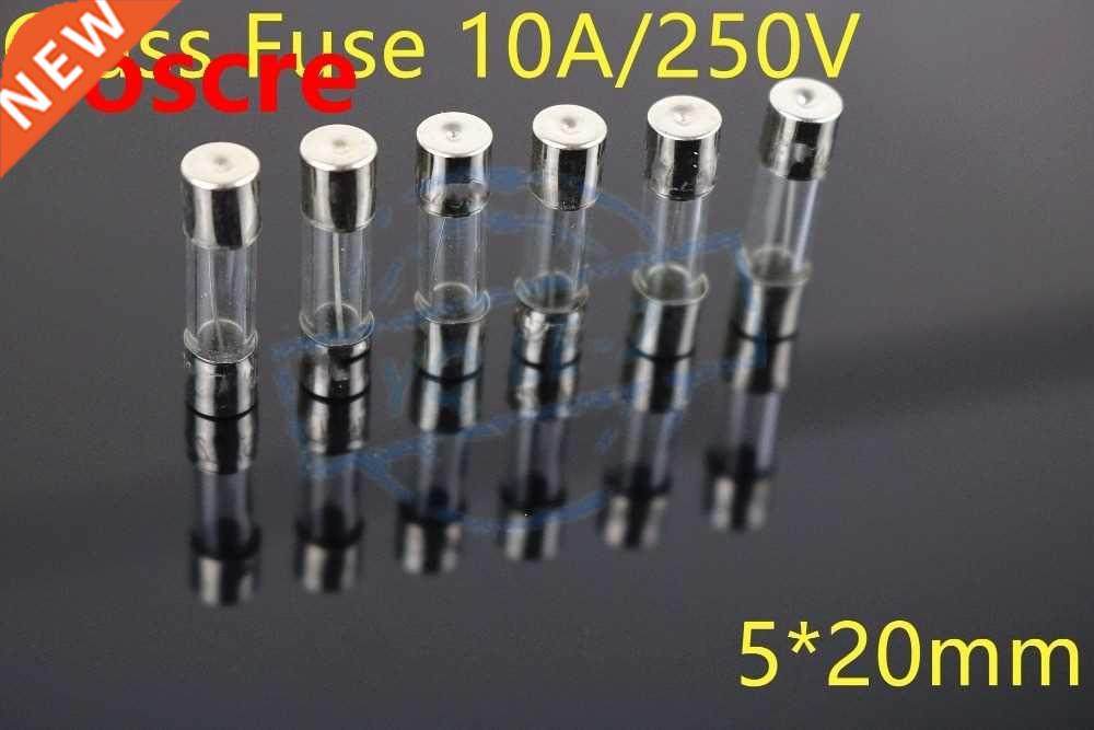 Free delivery 10A glass fuse tube 5x20mm fast break 5*20