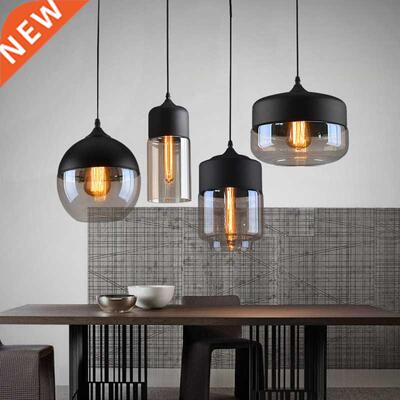 4 Style Modern Contemporary Glass Pendant Lamp Lights Fixtur