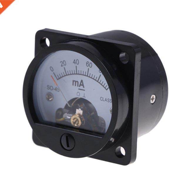 1 Piece 2.5 Accuracy DC 0-100mA Ammeter SO-45 Class Round An