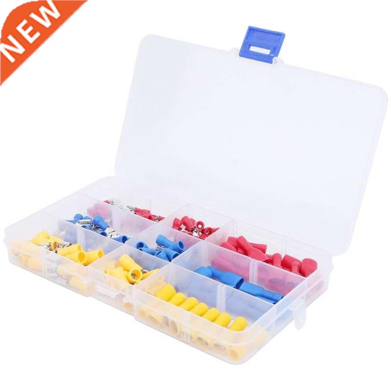 122pcs Electrical Wire Terminal Cold-Pressure Crimp Terminal