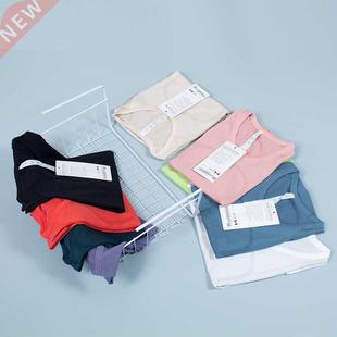 Crop Sport Woman Fitness Gym Fit Slim Shirts Yoga Lulu