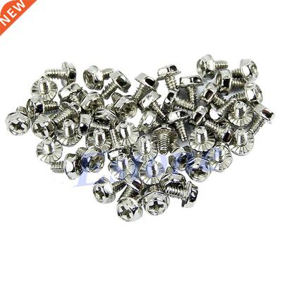500Pcs Toothed Hex 6/32 Computer PC Case Hard Drive Mbo