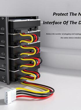 3.5/2.5 nch 4Pn to 15Pn 1 Mnute 5 SATA Power Cable 5V/12