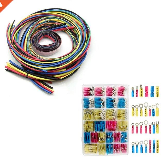 55M/Kit Heat Shrink Tubing 11 sizes Colourful Cable 6 Colors
