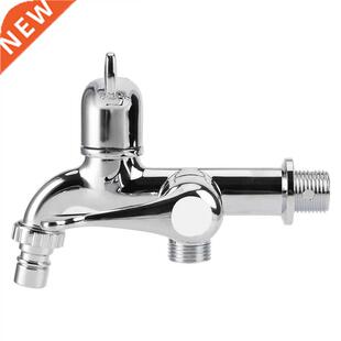 /2 Machine Faucet Sink Basin Water Tap Double Spout Double S