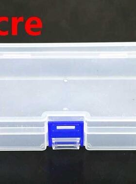 1x Mini Durable Plastic Clear Transparent With Lid Collectio
