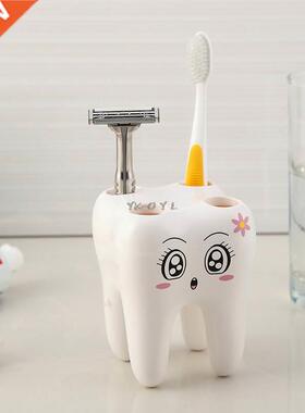New Lovely Cartoon Tooth Shape Design 4 Holes Toothbrush Ho