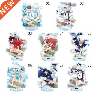 1cm Anime Haikyuu Figures Desk Plate Models Anime Acrylic S