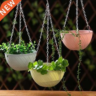 Planters Flower Pot Balcony Imitation Hanging Basket Chain