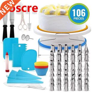 106pcs/set Party Kitchen Dessert Baking Supplies Cake Turnta