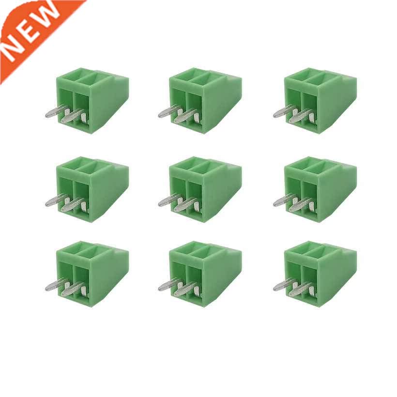 10Pcs KF120 2 Pin 2.54mm Straight Pin PCB Screw Terminal Blo