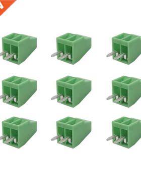 10Pcs KF120 2 Pin 2.54mm Straight Pin PCB Screw Terminal Blo