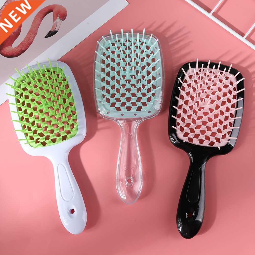 Wide Teeth Air Cushion Combs Women Scalp Massage Comb Hair B