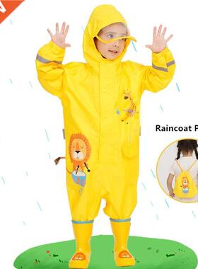 1-10 Years Old Children Raincoat Kids Boys Girls Waterproof
