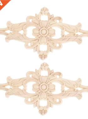 2Pcs Wood Figurines Onlay Wood Applique Wood Decal Decor Ant