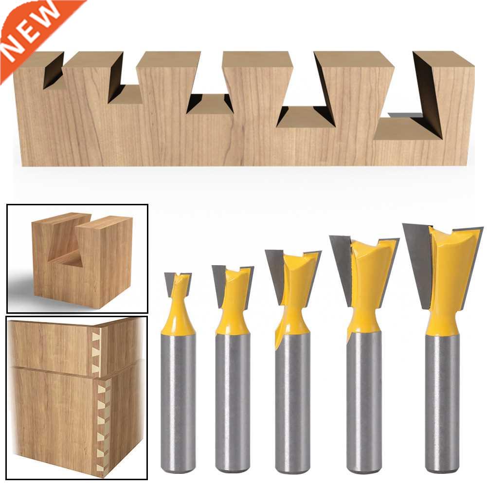 1pcs 8mm Shank Dovetail Joint Router Bits Set 14 Degree Wood