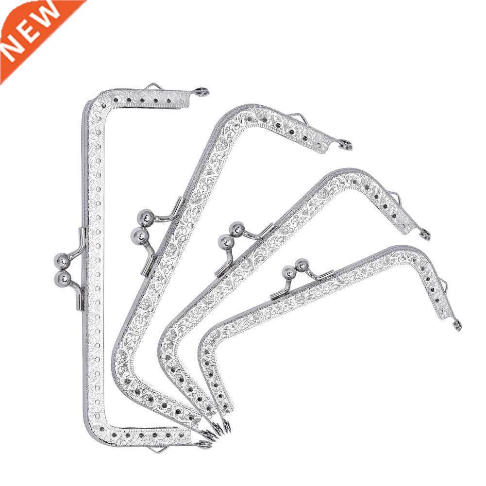 Sliver DIY Purse Handbag Handle Coins Bags Metal Kiss Clasp