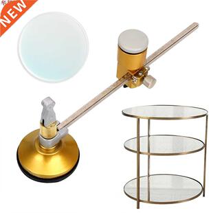 compas verre coupe 400mm de diamètre verre peint rond