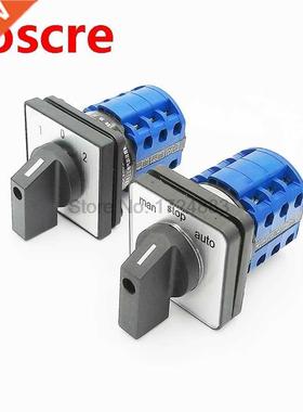 Electric 3/4 Position 12Terminals Rotary Cam Changeover Swit