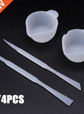 1/4 PCS Mix Cup Sticks Silicone Mold Epoxy Resin Tools DIY J