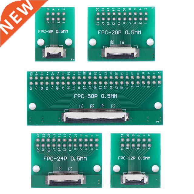 1PCS NEW 0.5mm FFC FPC to DIP 2.54mm PCB Converter Board Ada