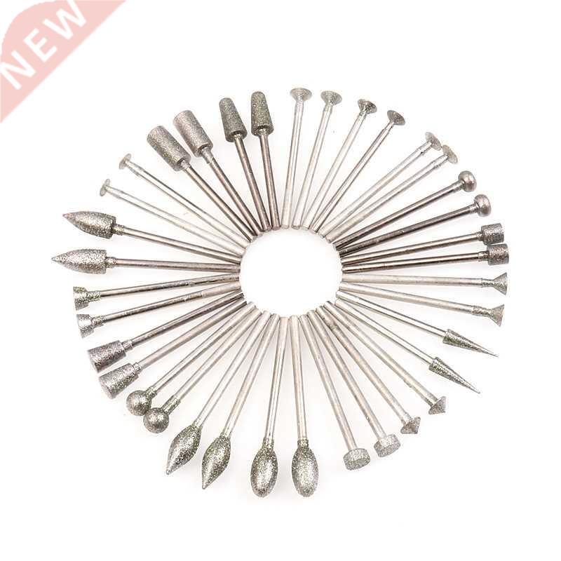 6Pcs 2.5mm Shank Grinding Bits for Dremel Tools Polishing