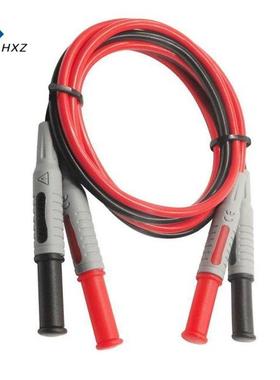 2pcs P1032 Multimeter Test Cable Injection Molded 4mm Banana