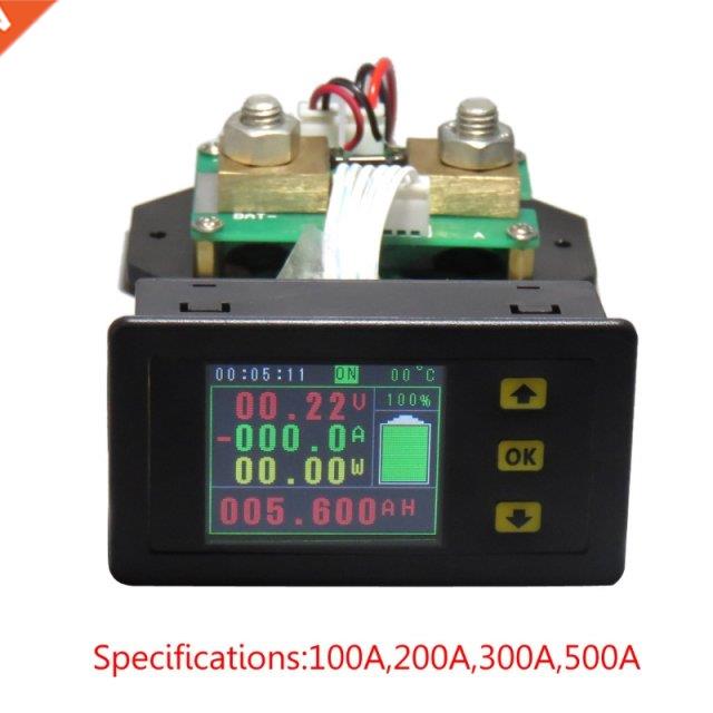 DC 120v 100A 200A 500A LCD Combo Meter Voltage current KWh W