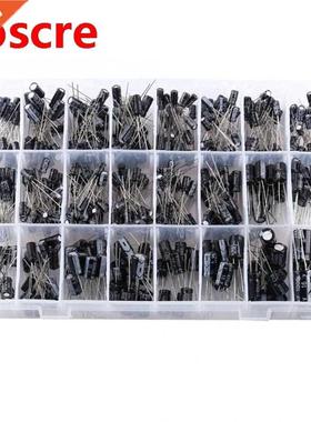 500pcs 24 Values Low frequency Aluminum Electrolytic Capacit