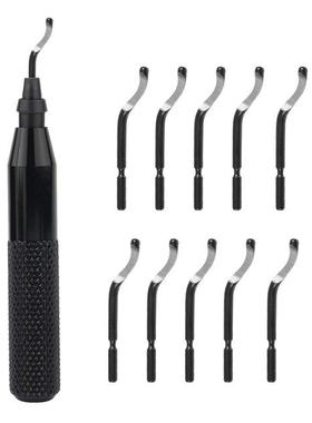 11 Pcs Rotary Hand Deburring Tool Kit Set Practical for Cutt