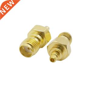 Female Brass Plug Male plated MMCX Jack 1Pcs SMA Gold