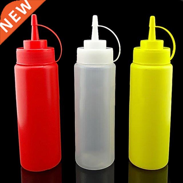 1Pc 450ml 16OZ Squeeze Bottle Condiment Dispenser Ketchup Mu