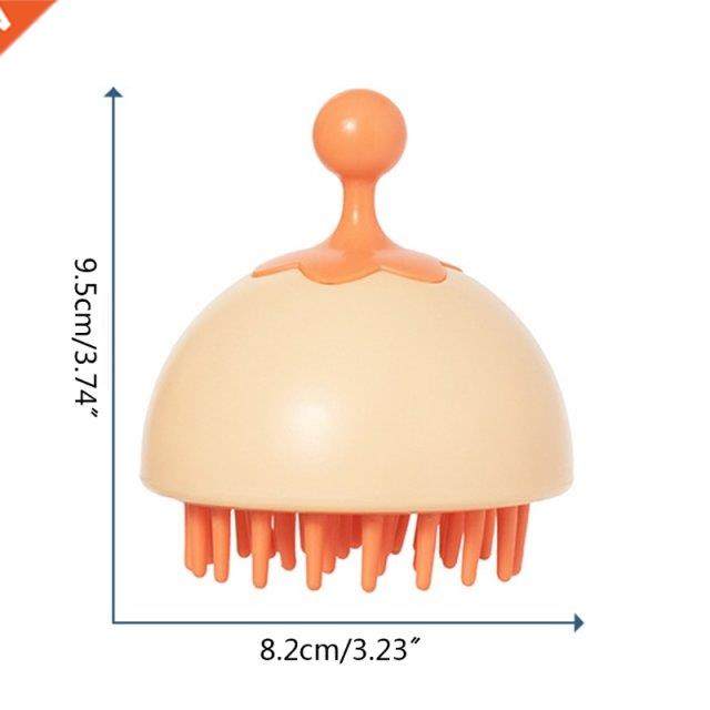 Silicone Hair Scalp Massage Shampoo Brush Airbag Comb Shower