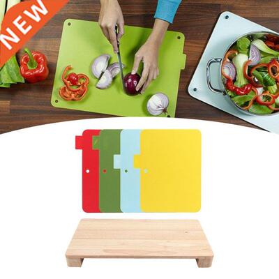 4 Pieces Plastic Cutting Board Dishwasher Safe for Poultry K