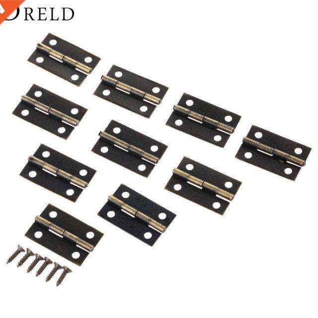 50Pcs 24*16mm Furniture Hinge Cabinet Drawer Door Butt Hinge
