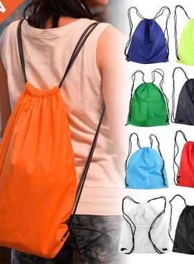 Portable Sports Bag Thicken Drawstring Belt Riding Backpack