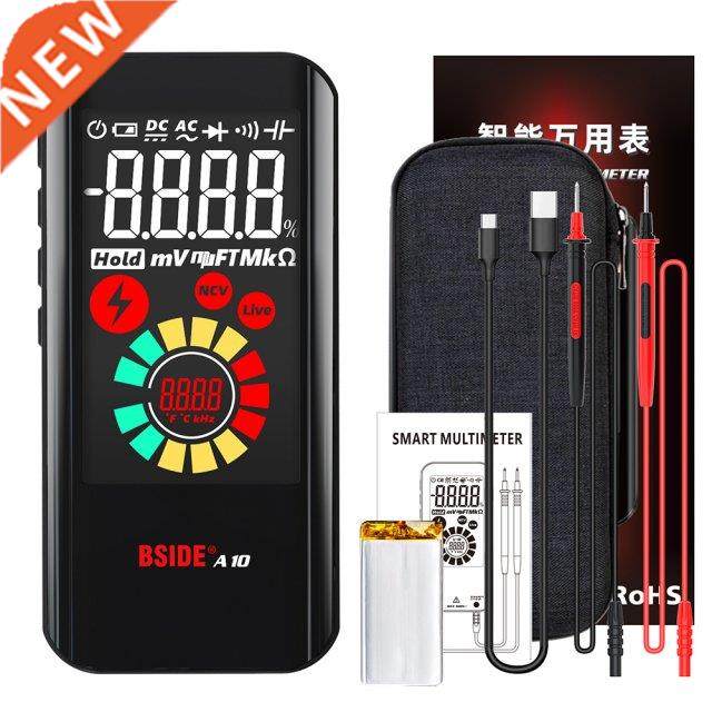 BSIDE A10 Portable Digital Multimeter 9999 True RMS LCD Volt