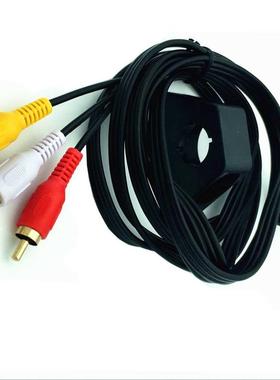 1m 3 RCA Male to 3.5mm Female Extention Mount, Flush Mount,