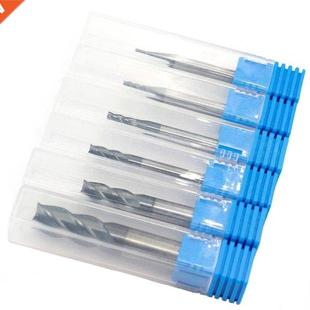 6Pcs 4 Flutes End Mills Set for Steels Square CNC Carbide Mi
