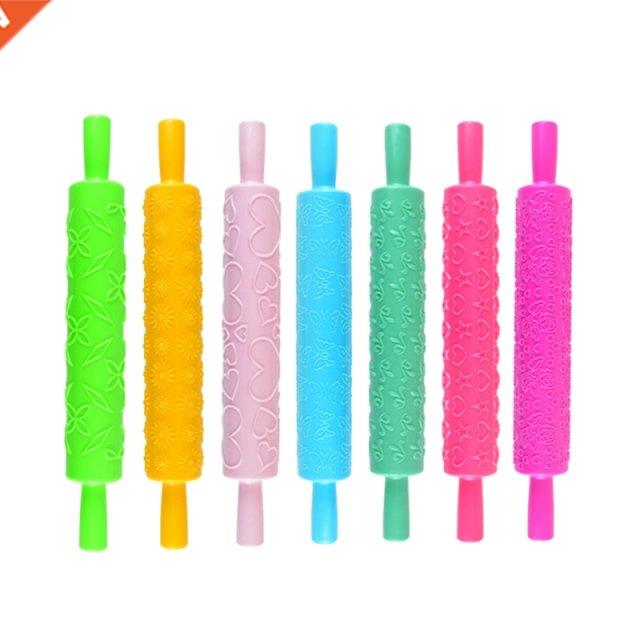 7 Styles Rollng Pn Wth Roller Dasy Patterns Bakng Tool