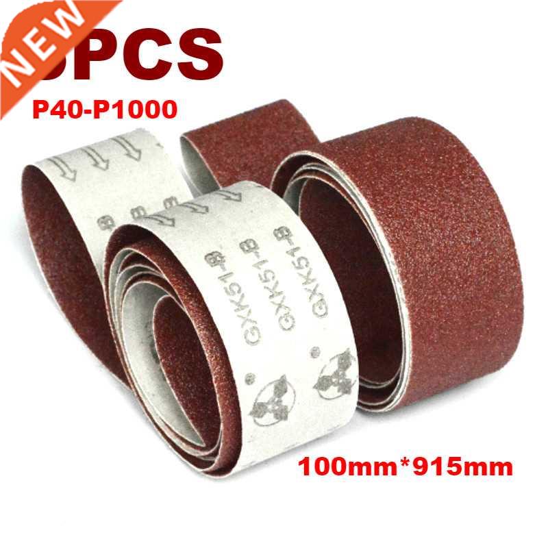 5Pcs 915*100mm Sanding Belts P40 - P1000 Abrasive Sanding Sc