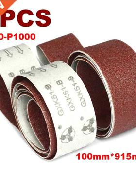 5Pcs 915*100mm Sanding Belts P40 - P1000 Abrasive Sanding Sc
